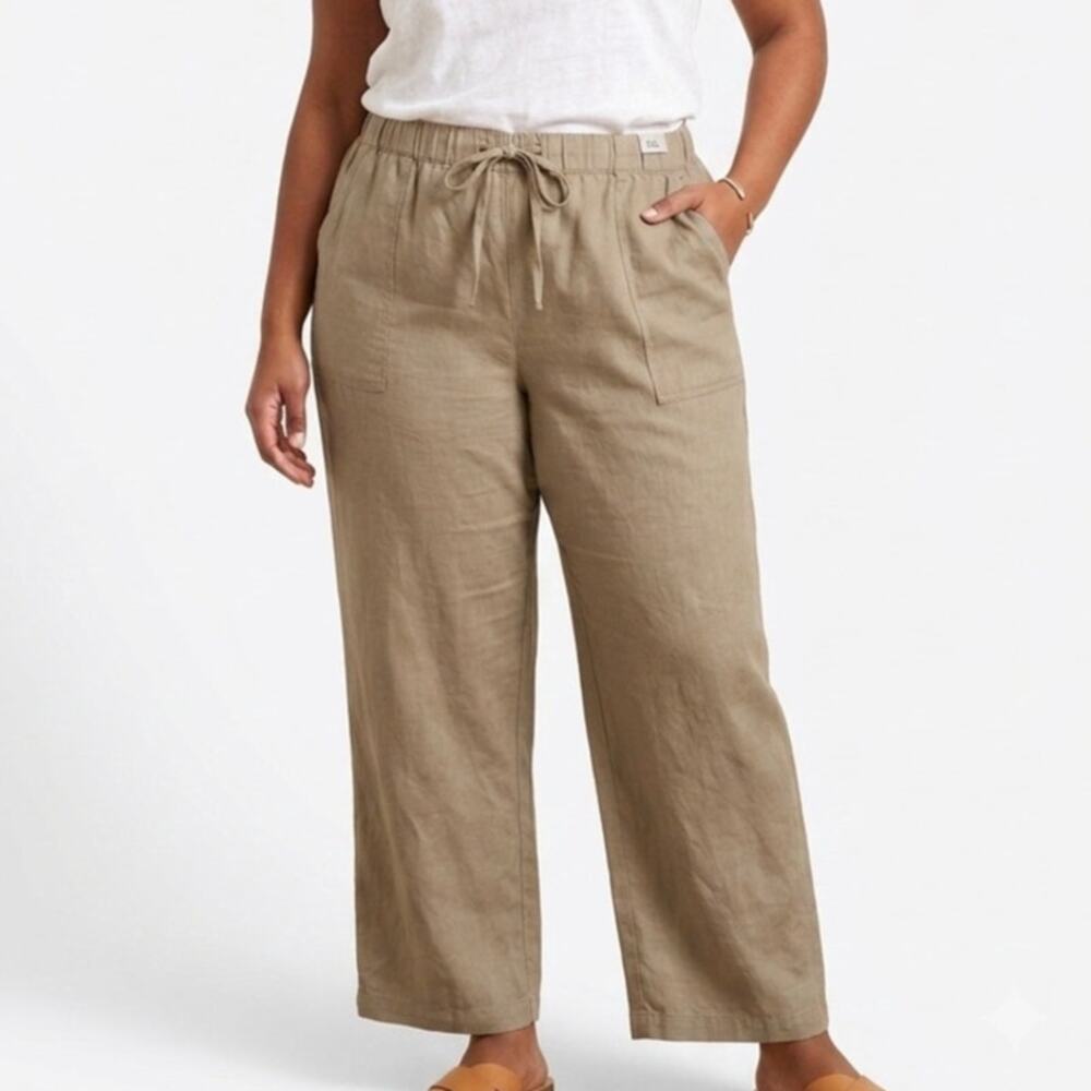 Gap linen wide leg pants NWT plus size XXL